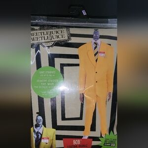 Bright Yellow Costume Suit